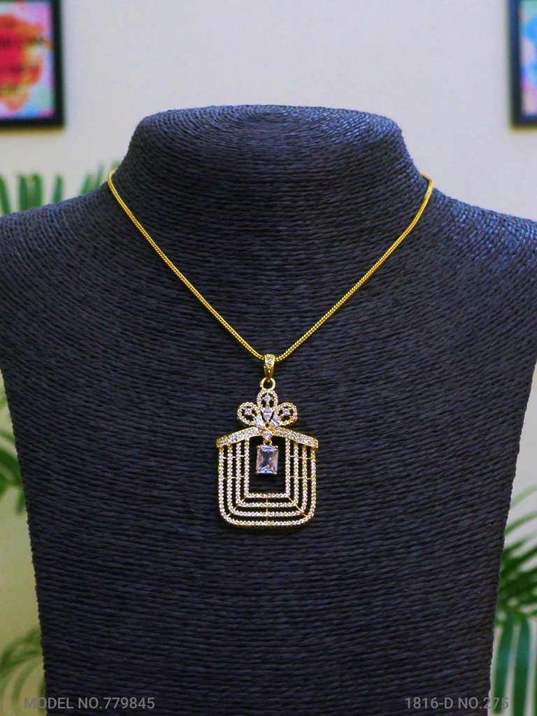Lab Created Diamond Pendants - View 2 - Amaara World