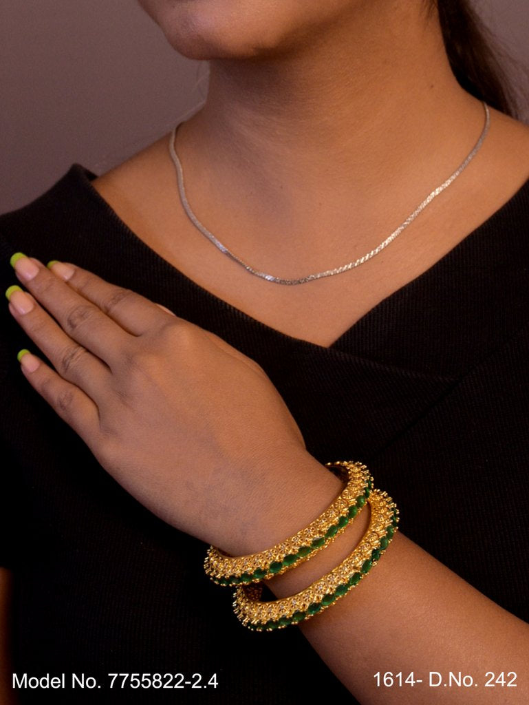 Luxury Line Bangles - View 2 - Amaara World