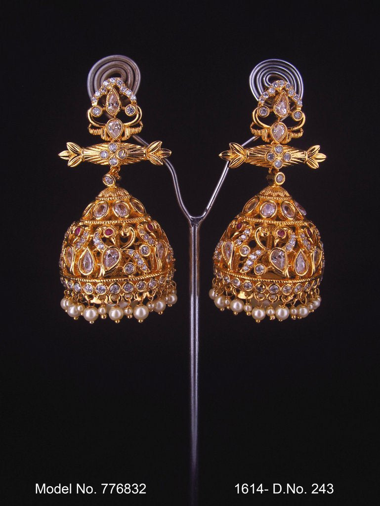 Partywear Earrings for Weddings - Amaara World