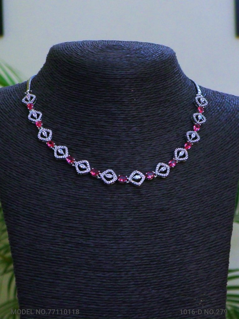 Eye catchy Necklace set - View A