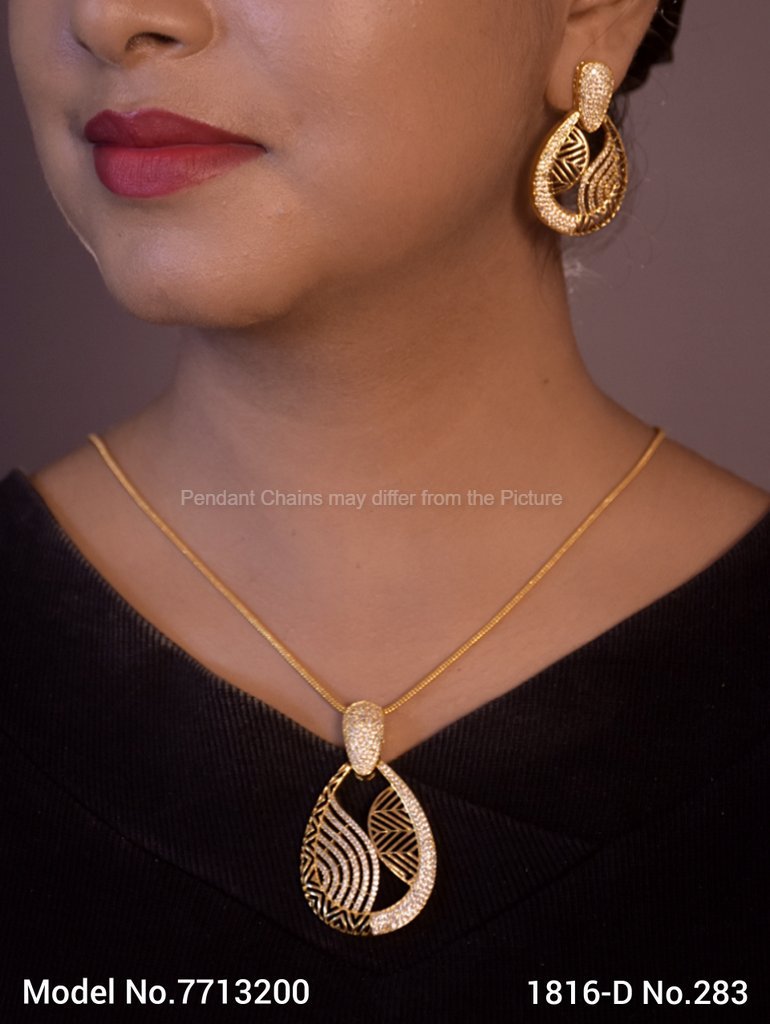 Bold Attitude | Pendant Set - Amaara World USA - SKU 7713200