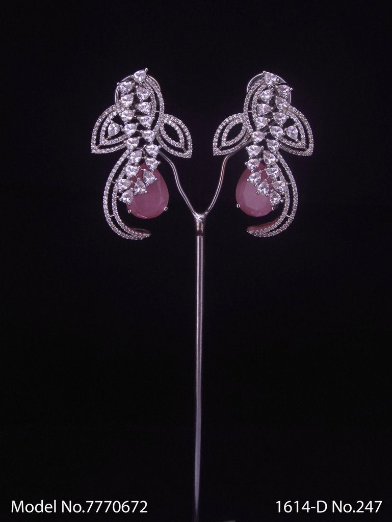 Original Zircon Long Earrings - Amaara World