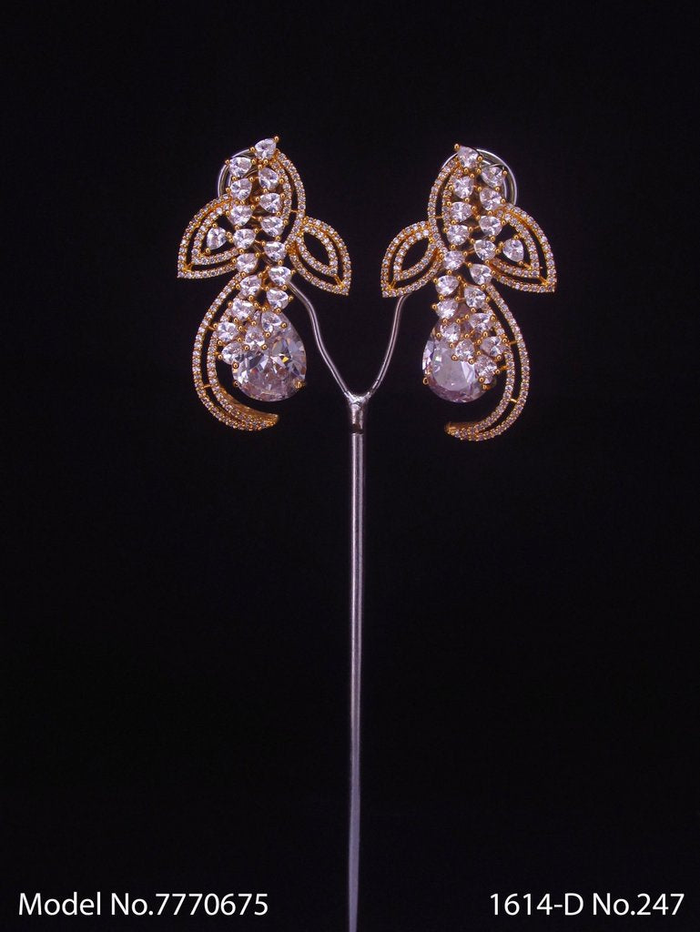 Diamond Replica Long Earrings - Amaara World