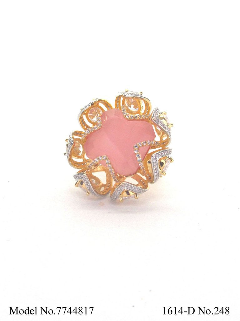 Classic CZ Ring - View 2 - Amaara World