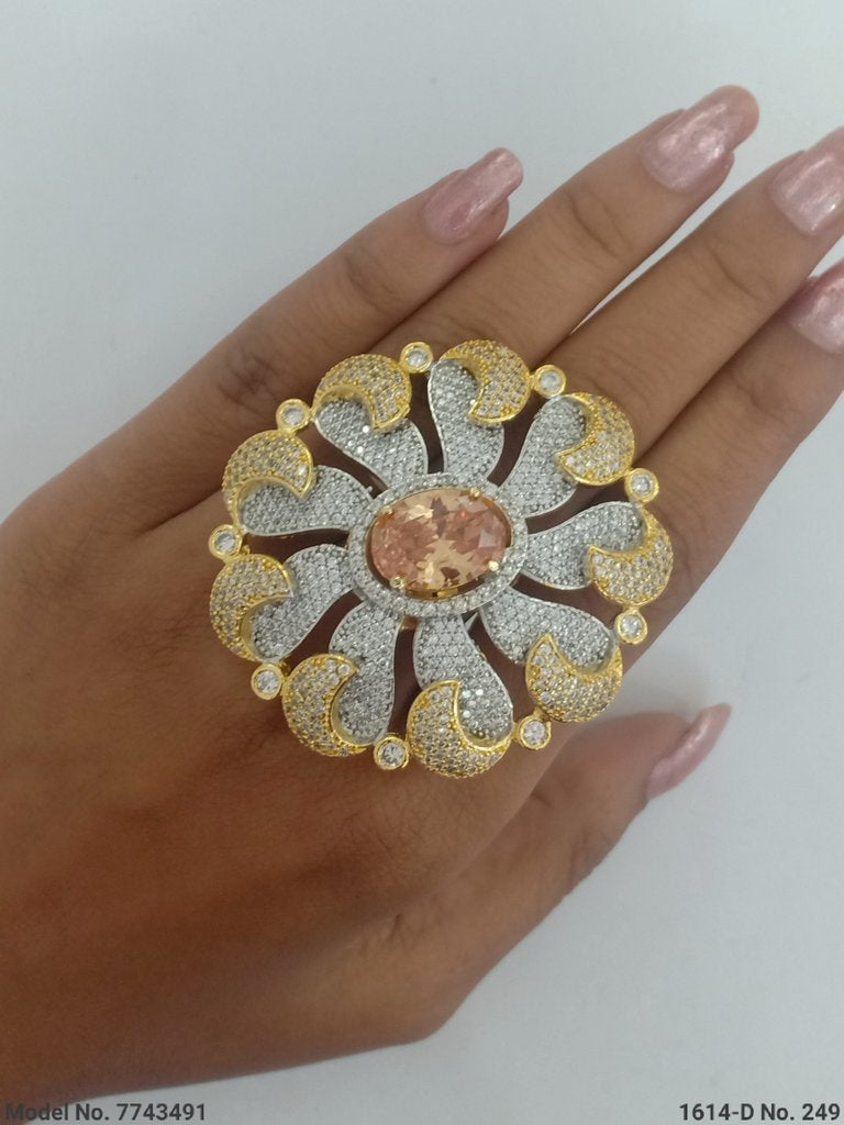 Clear Shine Ring - View 2 - Amaara World