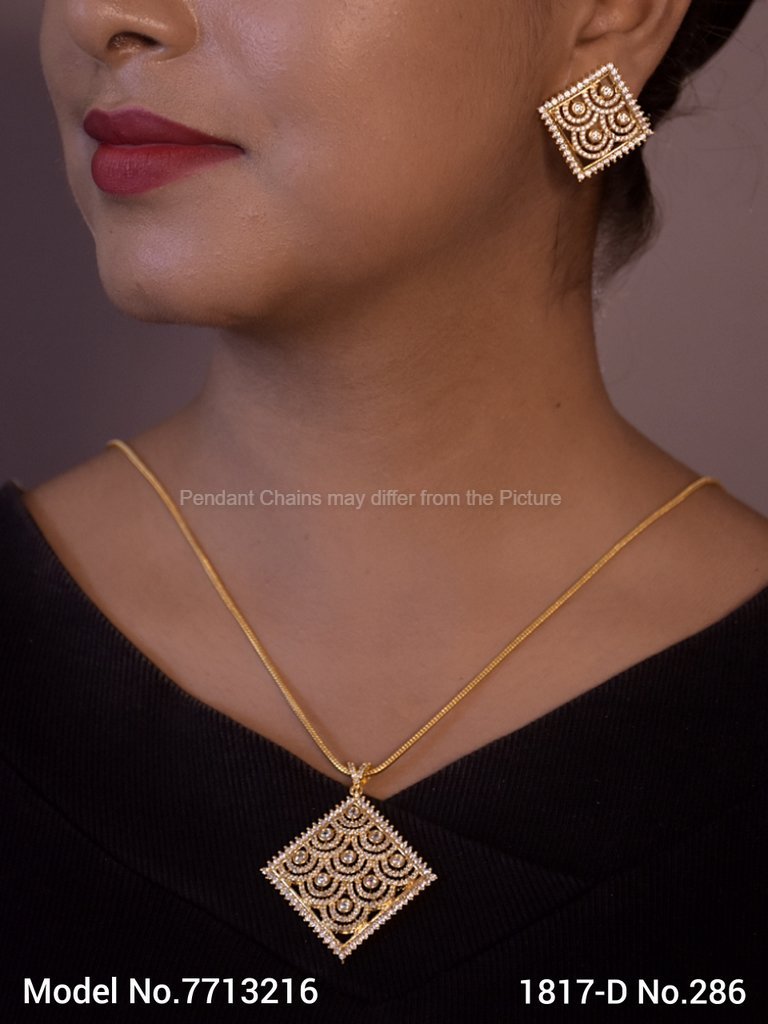 Showstopper Imitation Pendant Set - Style 7 - Amaara World