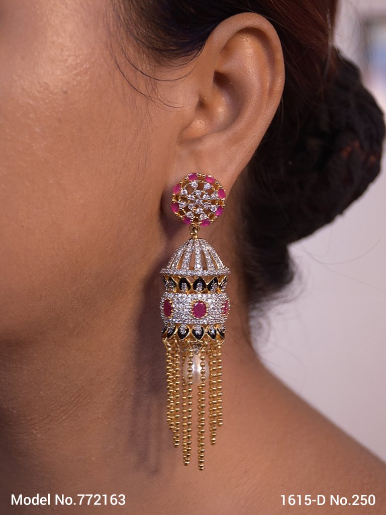 Partywear Earrings for Weddings - Amaara World