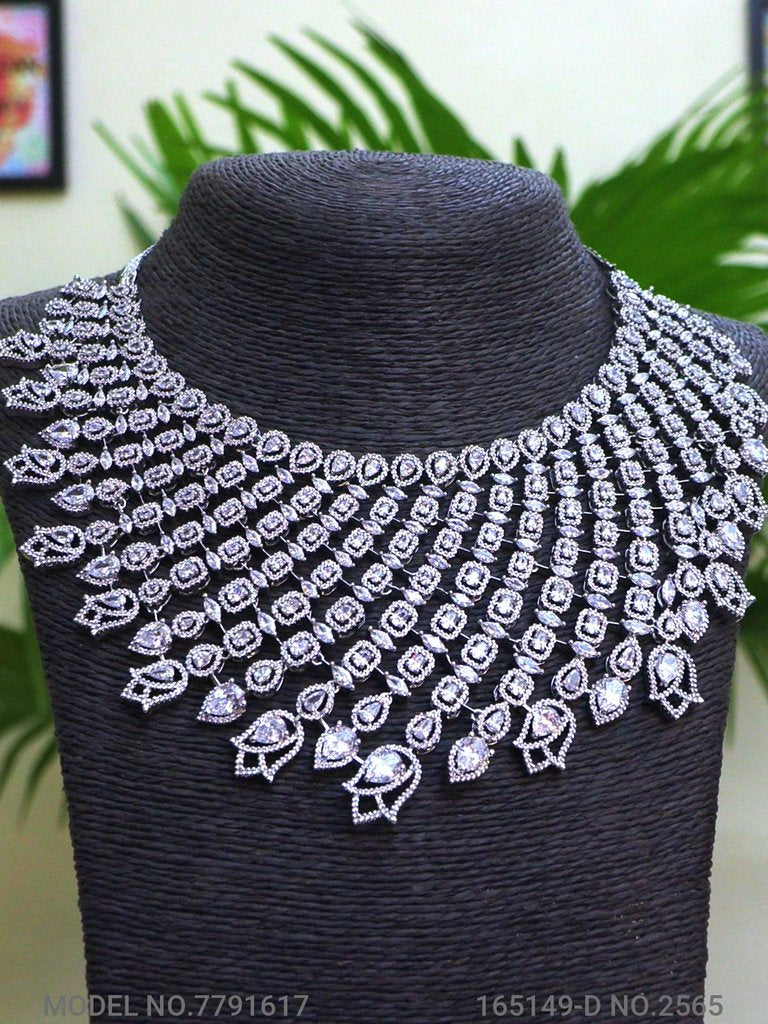 Gift Necklace Set in CZ - View A