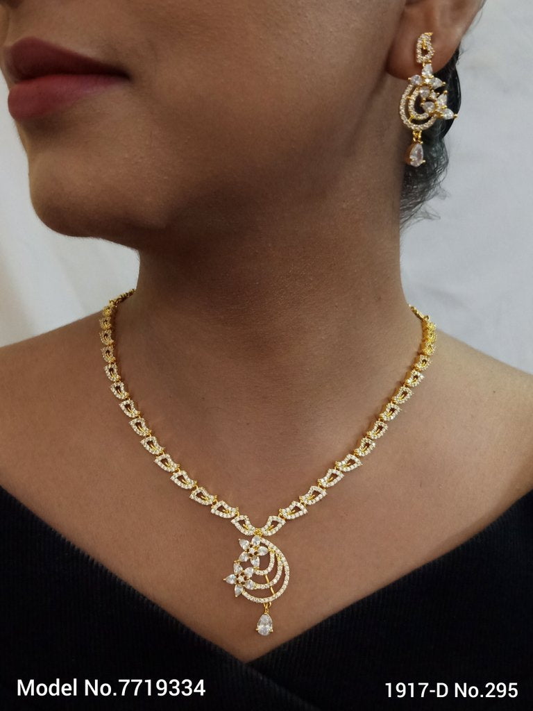 Cz Necklaces| Traditional Trendy Gift Ideas - View A