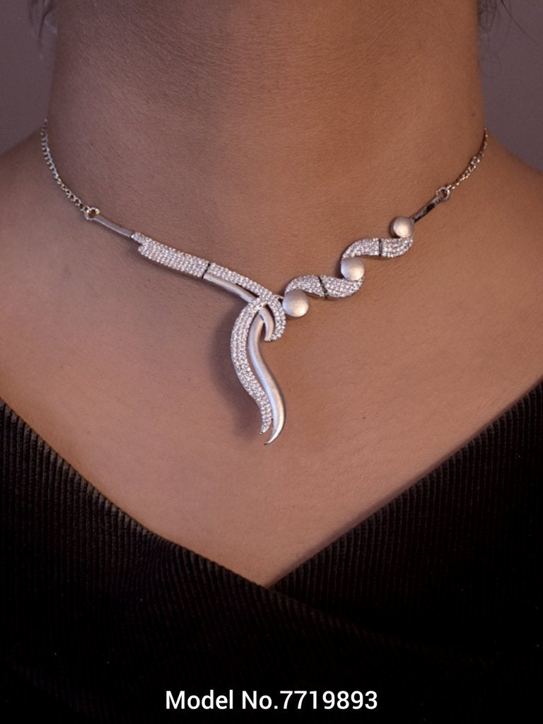 Made In India | Diamond Styled Jewellery Set - View B