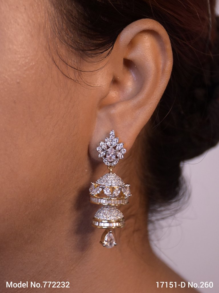 Real Zircon | Fashion AD Earrings - Amaara World