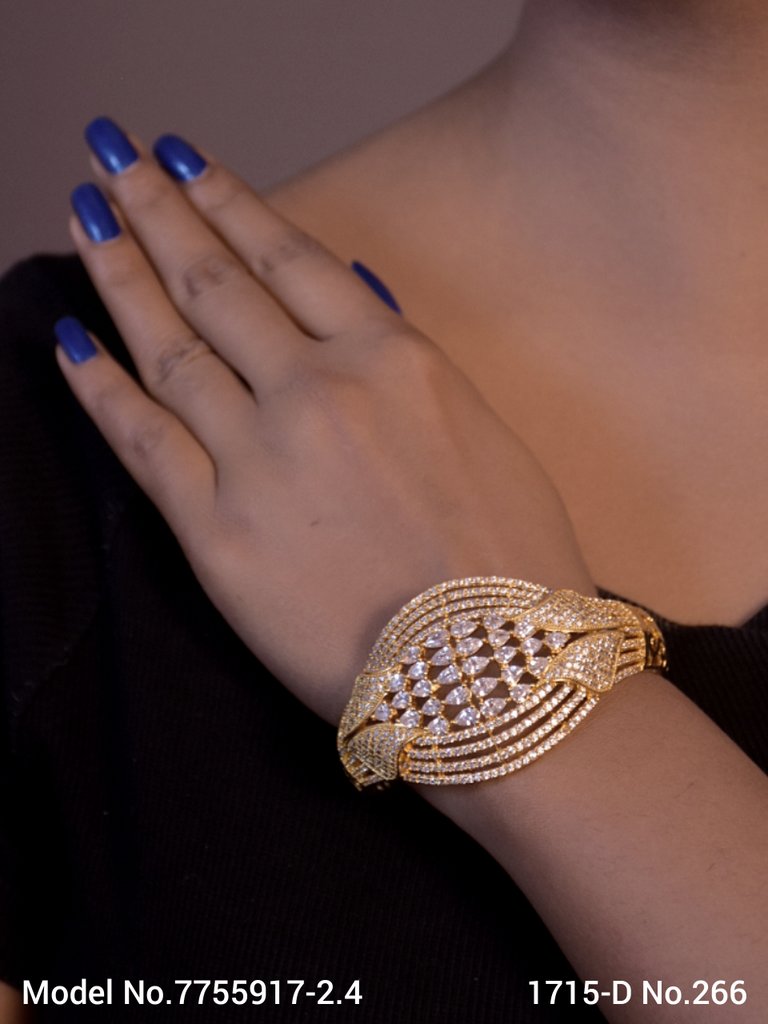 Shine Wave Bangles - View A