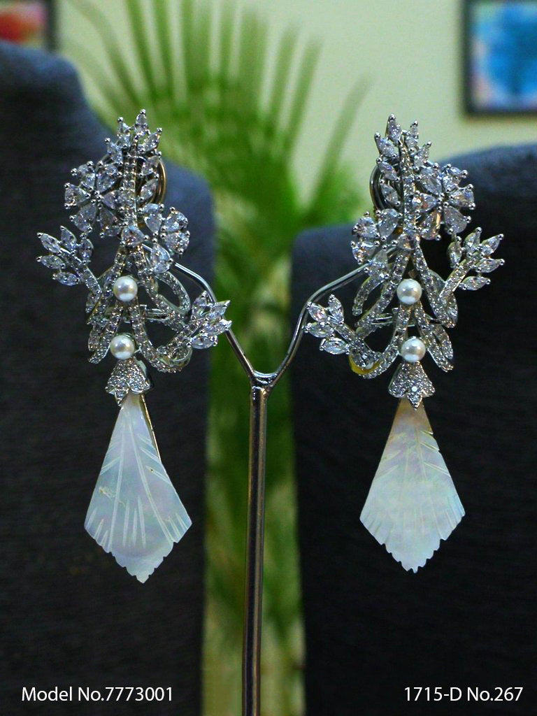 Real Zircon | Fashion AD Earrings - Amaara World