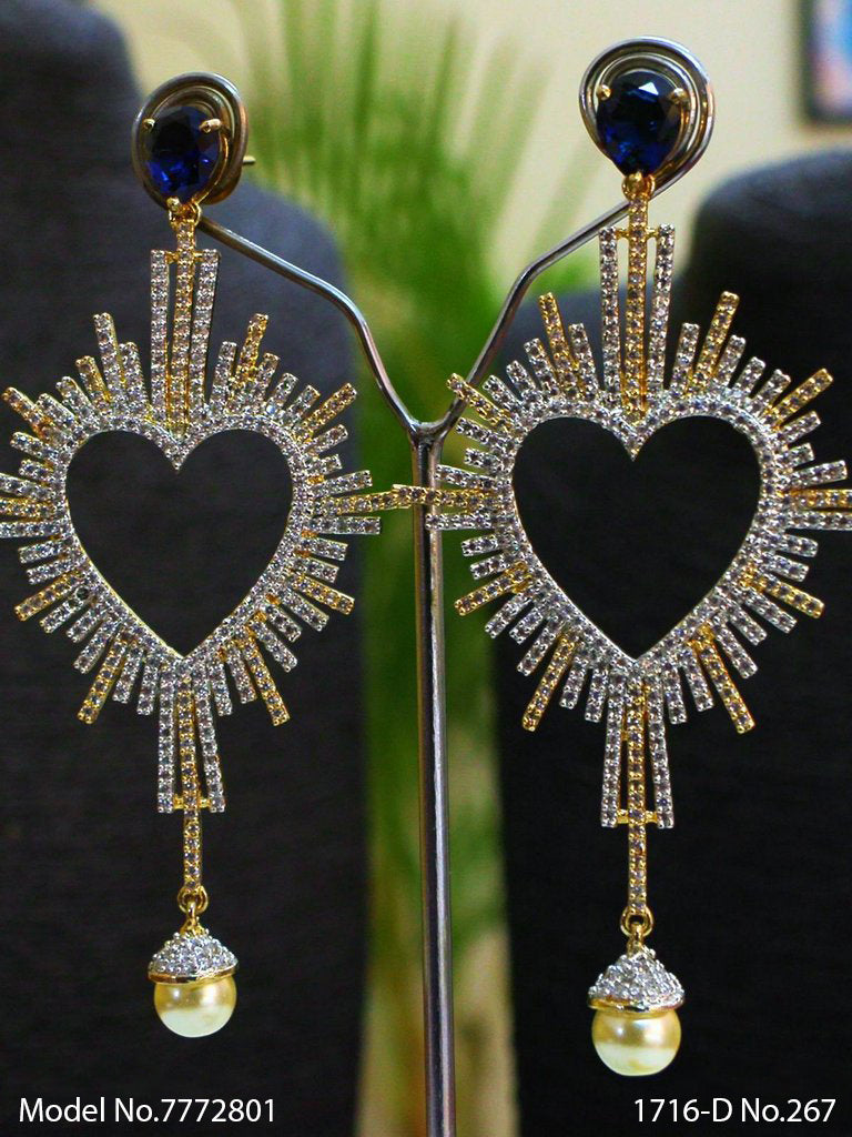 Real Zircon | Fashion AD Earrings - Amaara World
