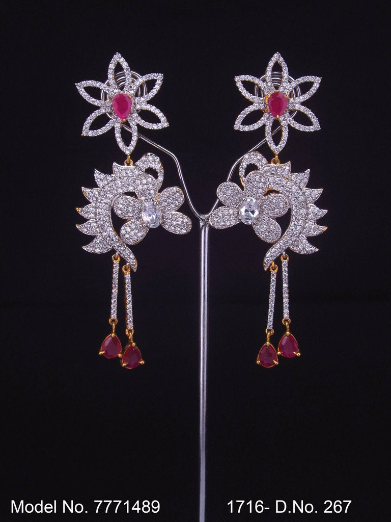 Artificial Diamond Earrings - Amaara World