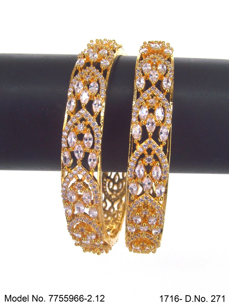 Fine Shine Bangles - Amaara World USA - SKU 7755966