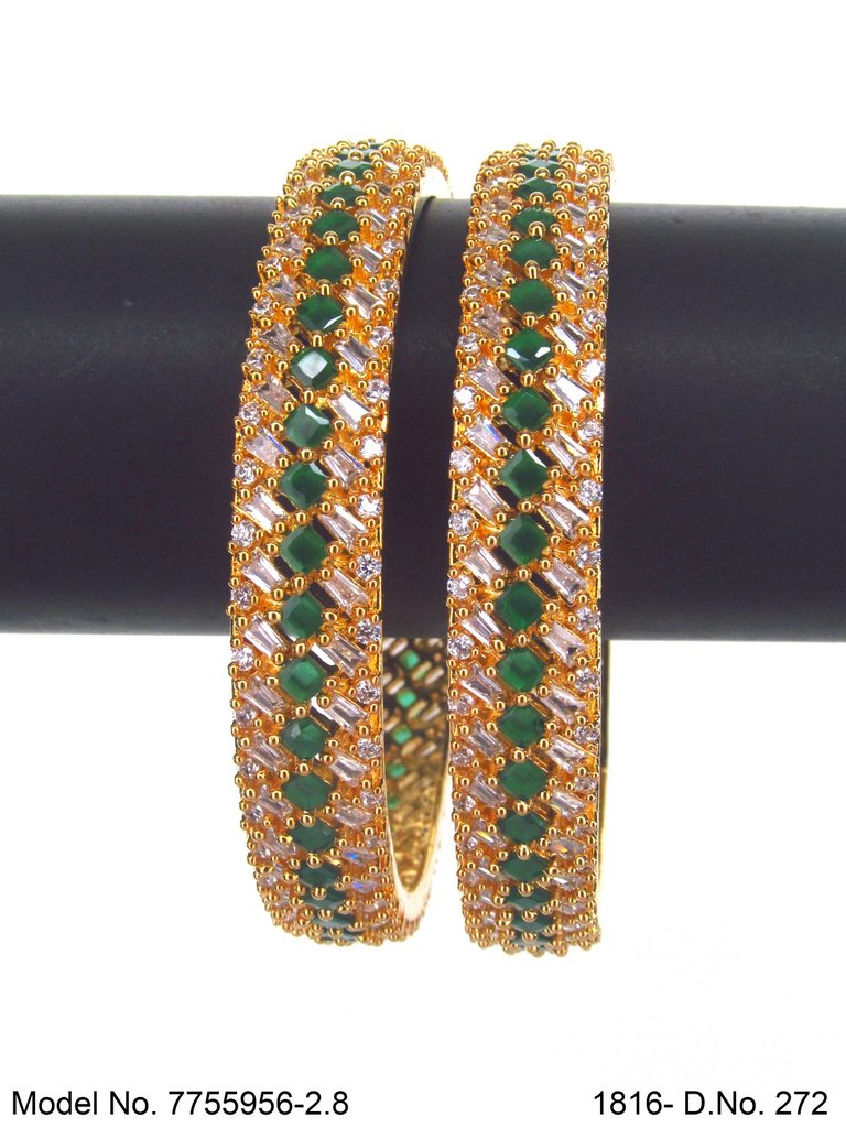 Silver Glow Bangles - Amaara World USA - SKU 7755956