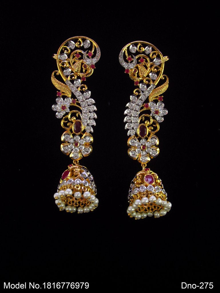 Earrings made of Cubic Zircons - Amaara World
