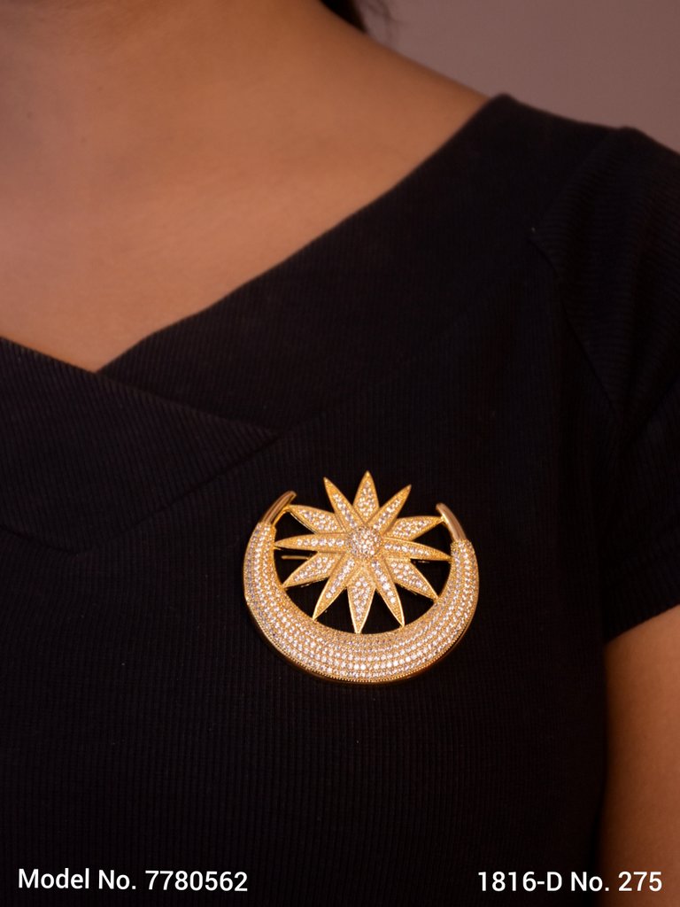 CZ Brooch - Amaara World USA - SKU 7780562
