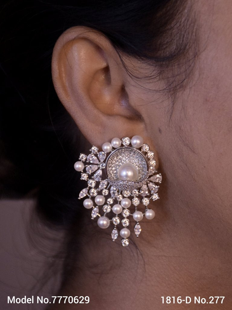 Imitation Jewelry | Cz Earrings - View A