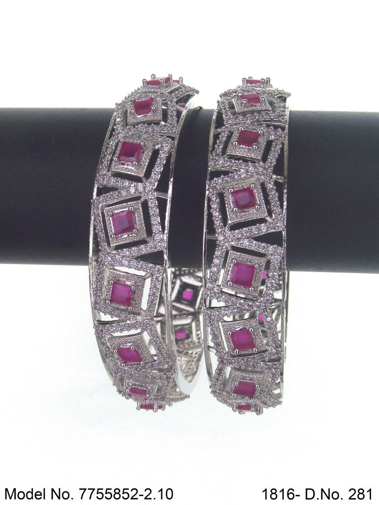 Diamond Glow Bangles - Amaara World USA - SKU 7755852