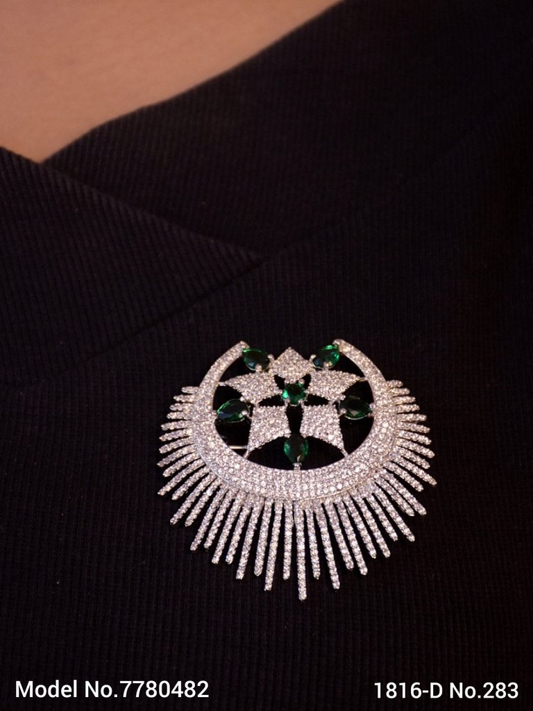 CZ Brooch - Style 2 - Amaara World