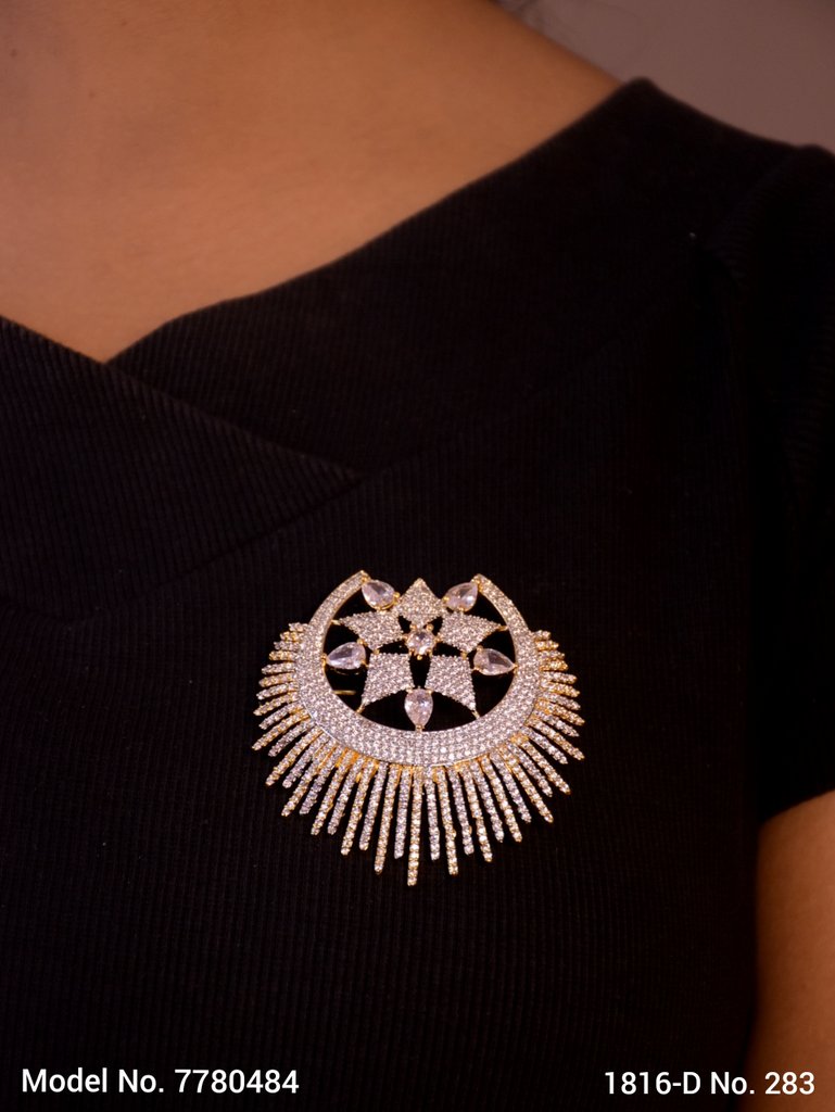 CZ Brooch - Style 3 - Amaara World