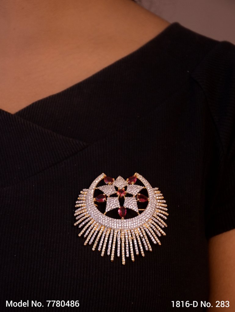CZ Brooch - Style 4 - Amaara World