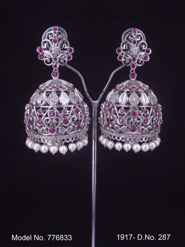 Designer Handmade Cz Earrings - Amaara World