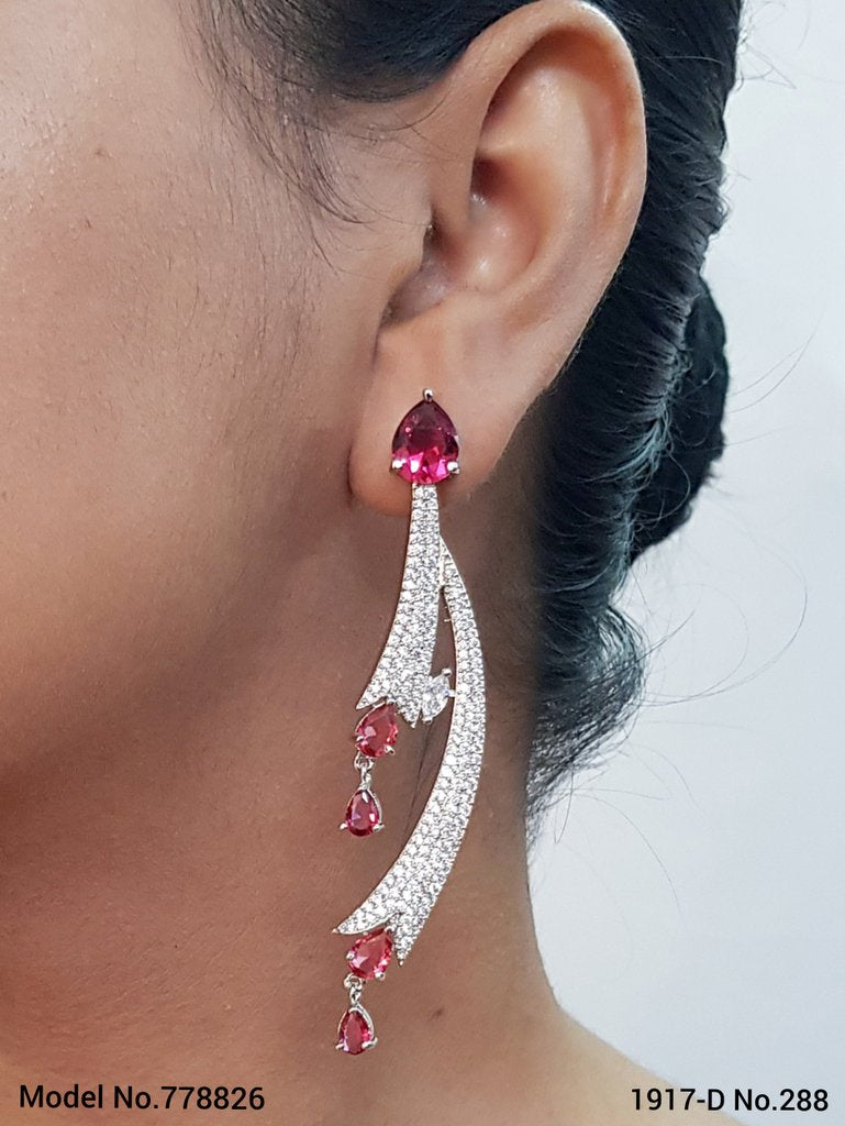 Cubic Zirconia | Earrings - Amaara World