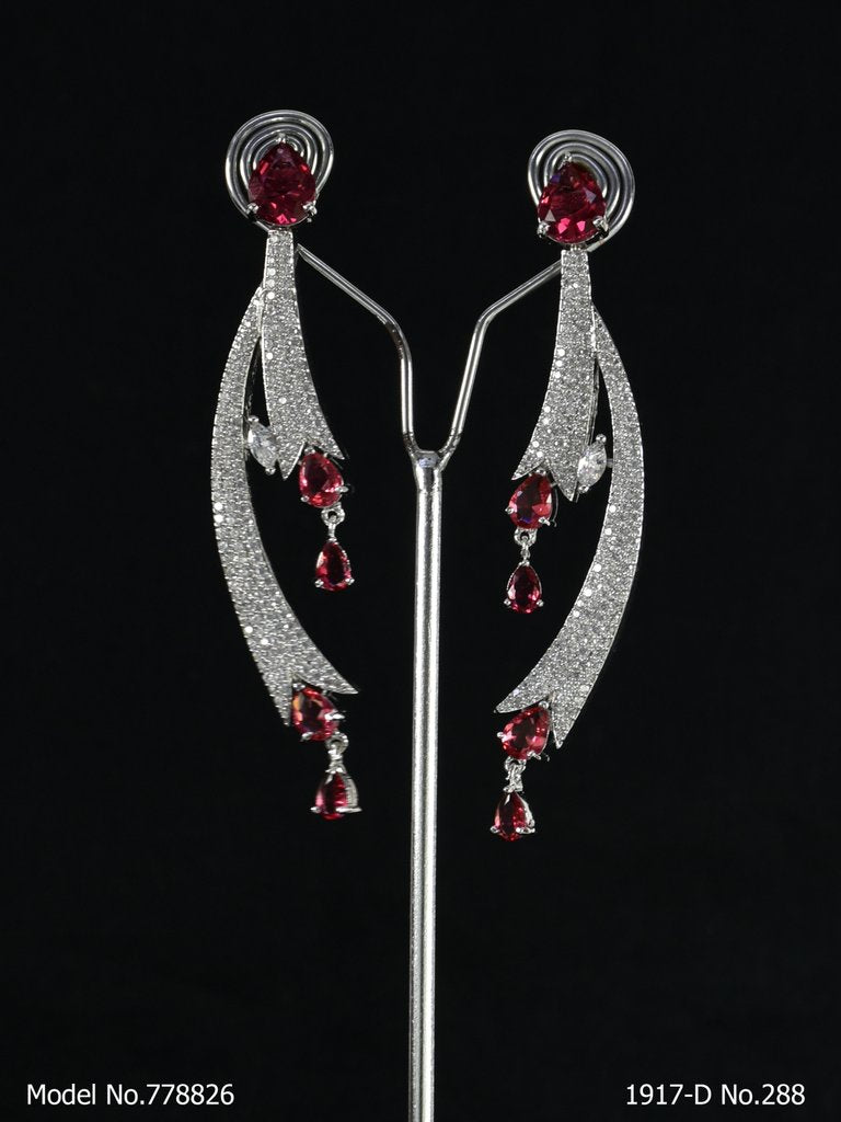 Cubic Zirconia | Earrings - View A