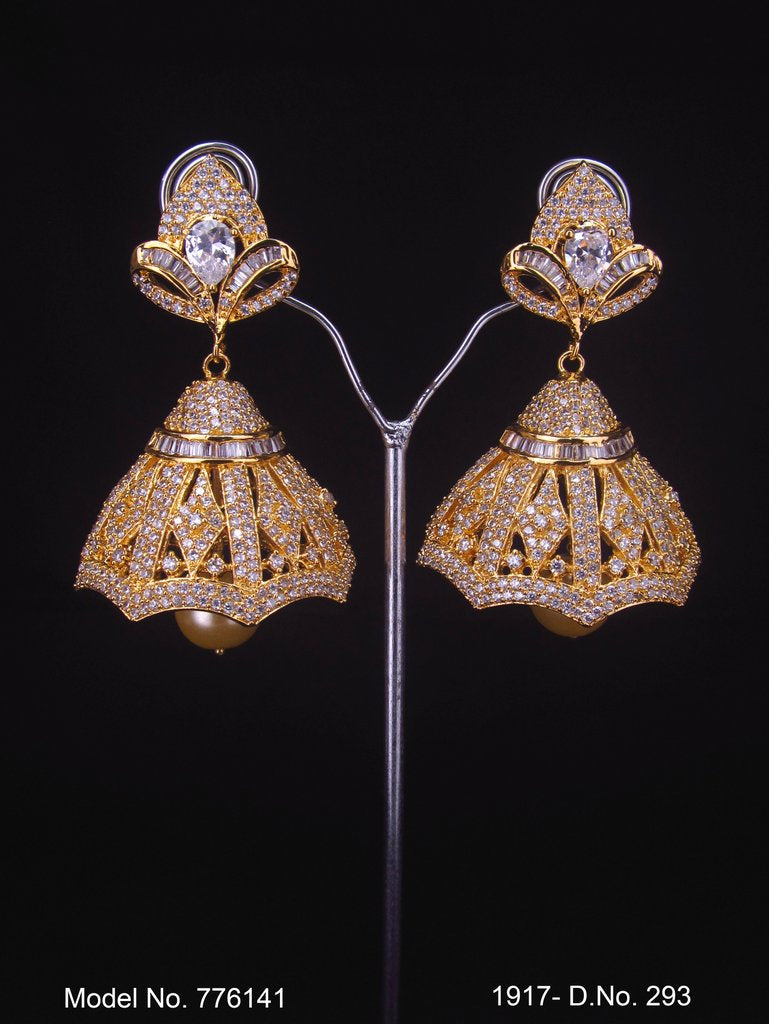 Zircon Earrings | Cz / AD Jewelry - Amaara World