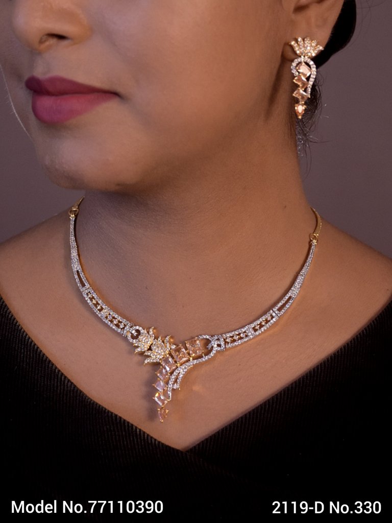 Cz Jewelry Set | Classic Pattern - Amaara World