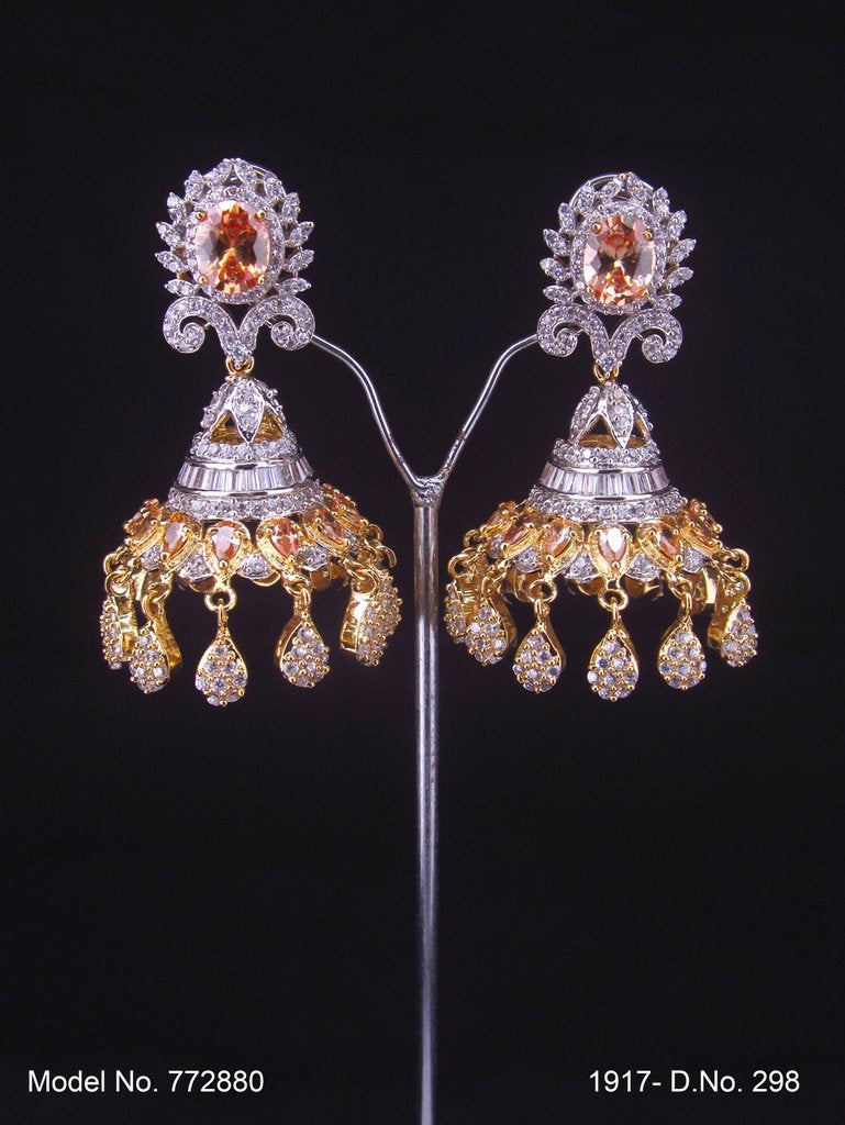 Lab Created Diamond Earrings - View A