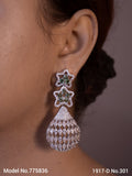 Original Zircon Long Earrings - Amaara World