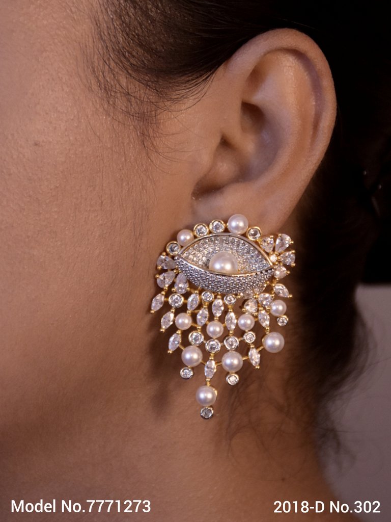 Cz Earrings - Amaara World