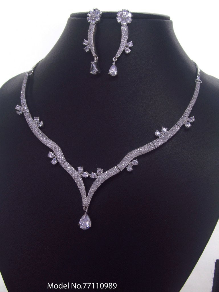 Cz Jewelry Set | Classic Pattern - View A