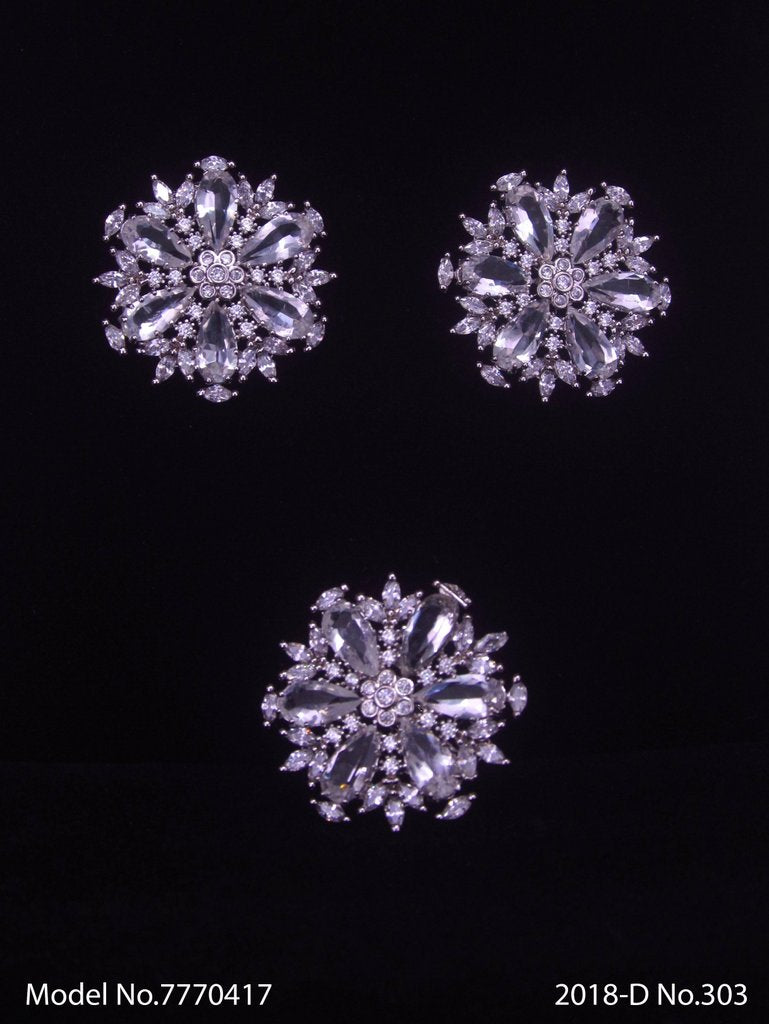 Earring With Finger Rings - Style 1 - Amaara World