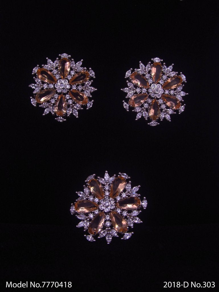 Earring With Finger Rings - Style 2 - Amaara World