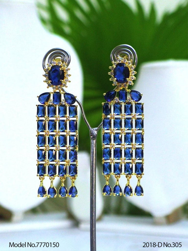 Cz Earrings - Amaara World