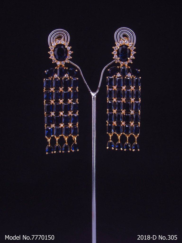 Cz Earrings - View B