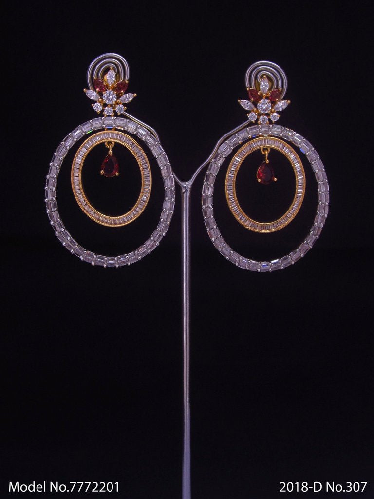 Designer Collection | AD Earrings - View A