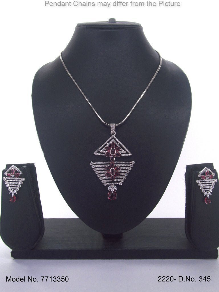 Original Cubic Zircon | Classic Pendant Set - Amaara World USA - SKU 7713350