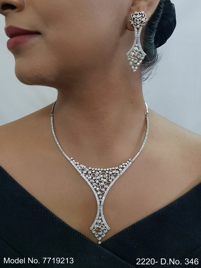 Made in India | Cz Necklace Set - Amaara World