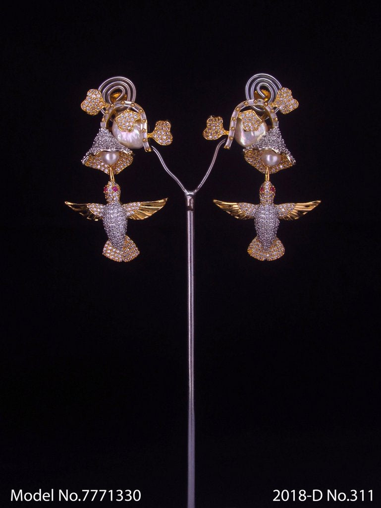 Partywear Earrings for Weddings - Amaara World