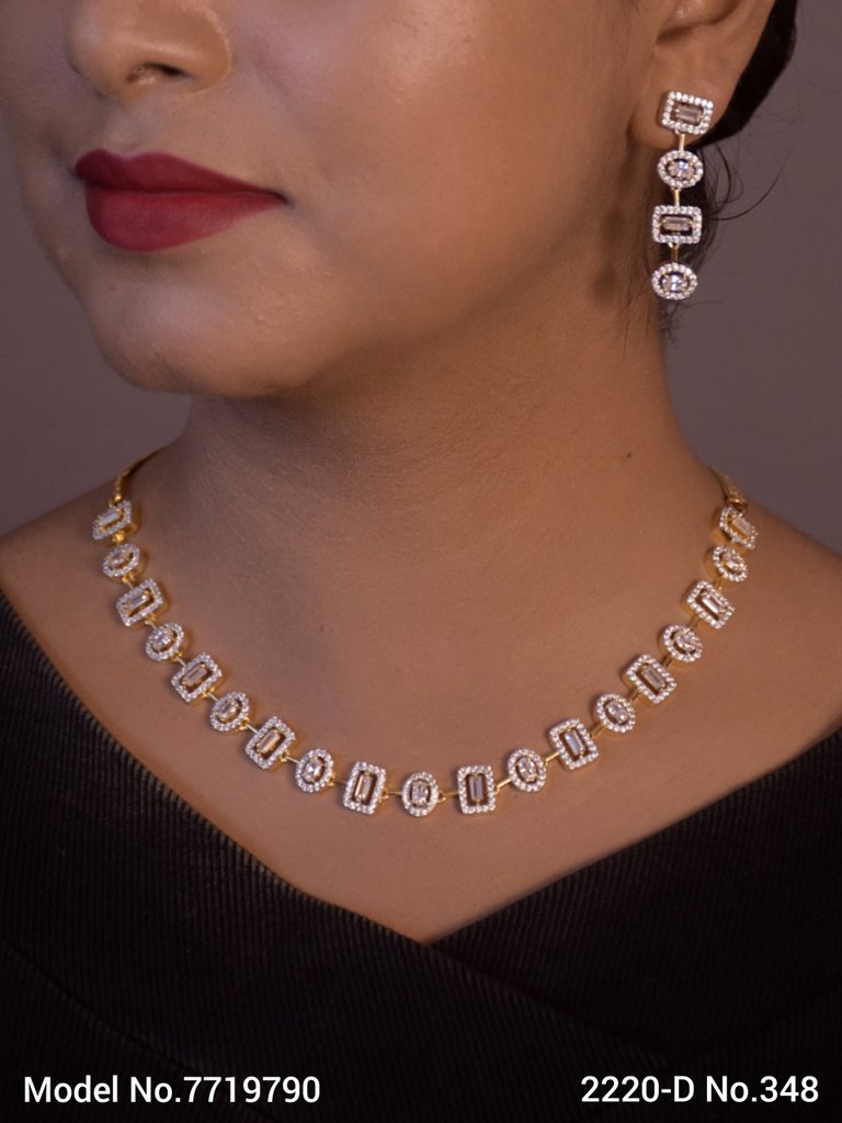 Original Cubic Zircon | Classic Necklace Set - Amaara World