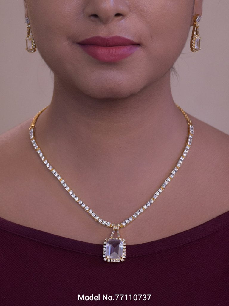 Cz Jewelry Set | Classic Pattern - View A