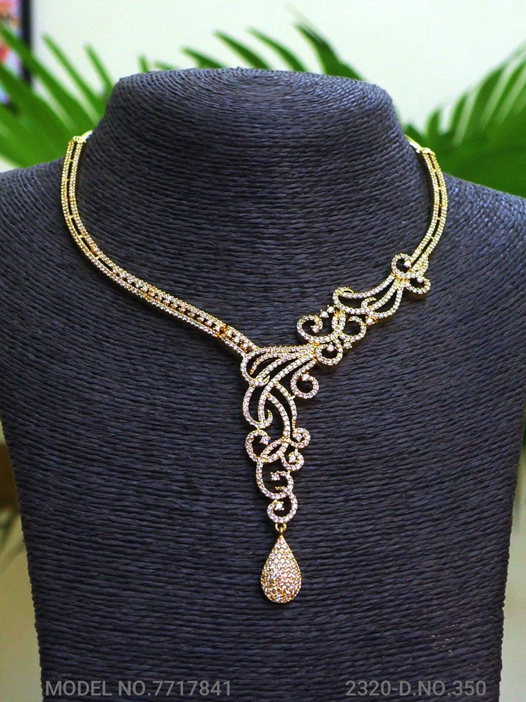 American Diamond Necklace Set | Wonderful Gift Item - View A