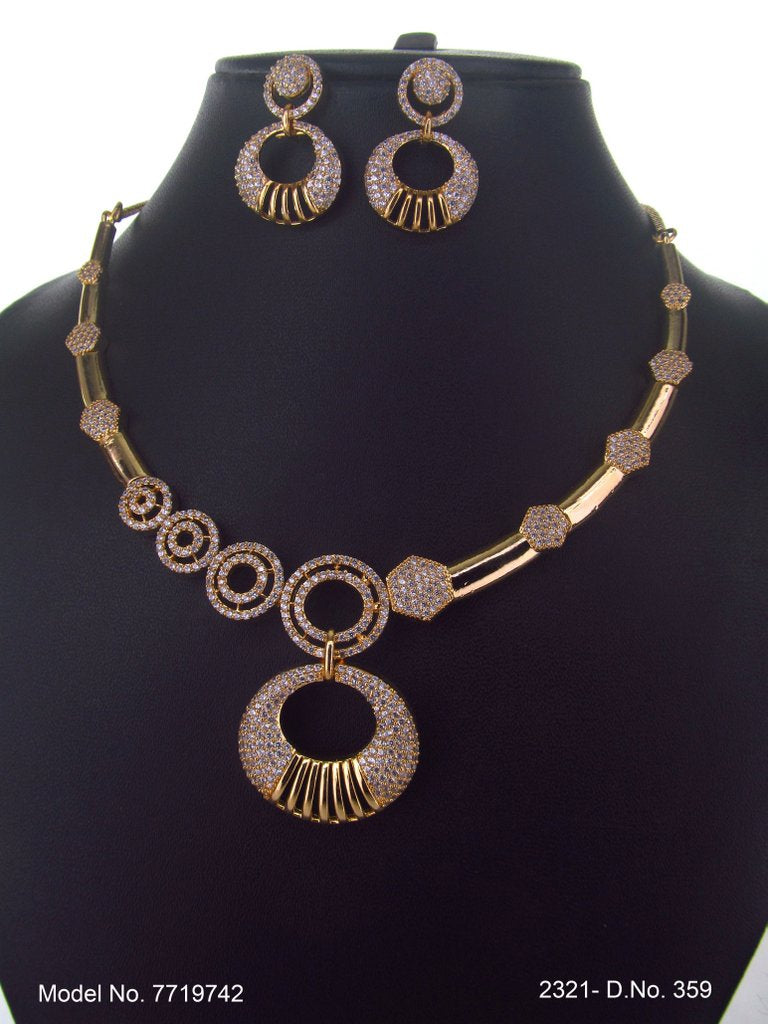 Cz Jewelry Set | Classic Pattern - Amaara World