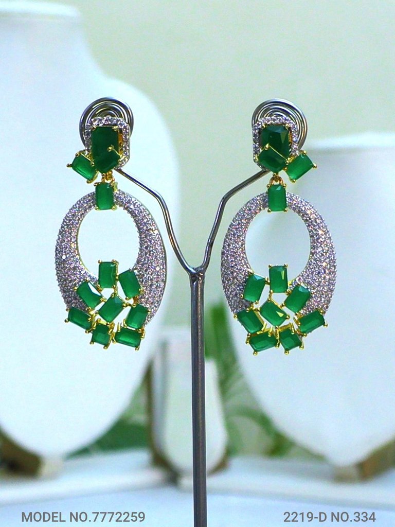 Designer Handmade Cz Earrings - Amaara World